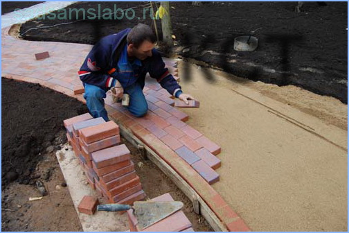 Устройства садовых дорожек