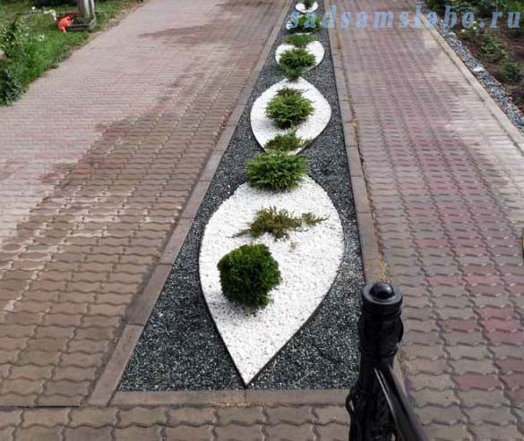 Гравийная отсыпка
